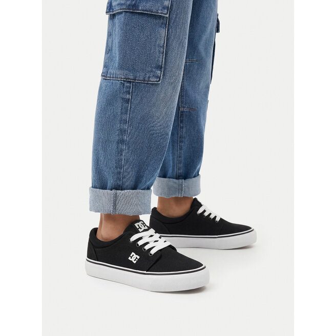 Tenisówki DC Shoes CEOWB-LEA-ZL-DC001-CH Czarny - chłopięce