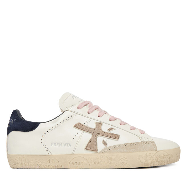 Sneakersy Premiata Stevend Var 7602 Biały - kobiece