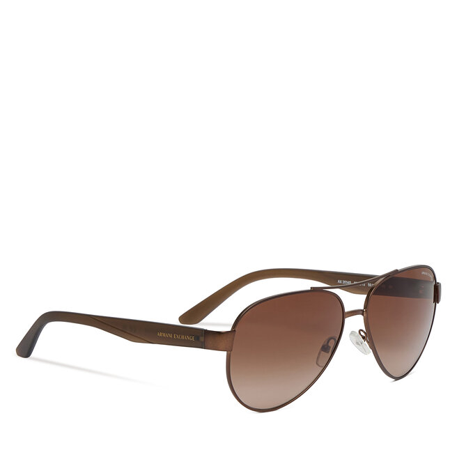 Okulary przeciwsłoneczne Armani Exchange 0AX2034S 605813 Brązowy - męskie