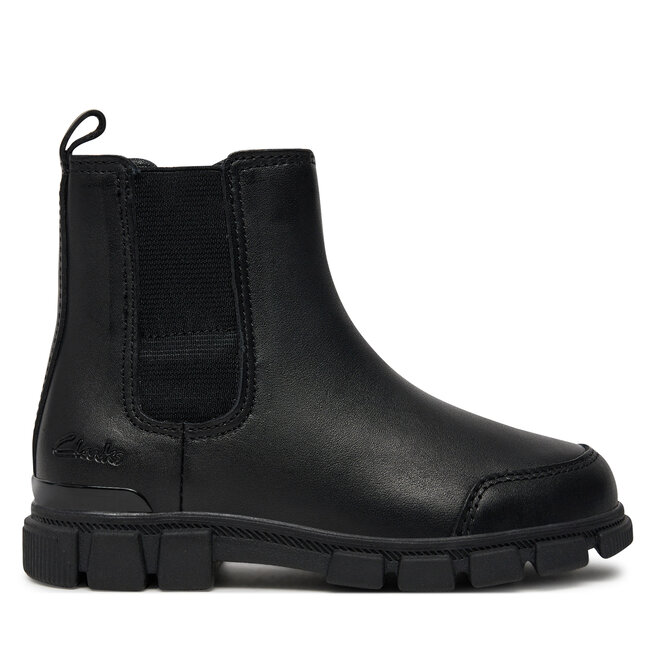 Kozaki Clarks Evyn Chelsea K. 26180291 Czarny - dziewczęce