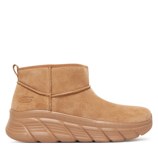 Śniegowce Skechers Bobs B Flex Hi 117390/CSNT Brązowy - kobiece