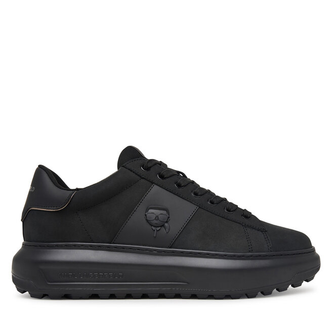 Sneakersy KARL LAGERFELD Kapri Lug KL57527N Czarny - męskie