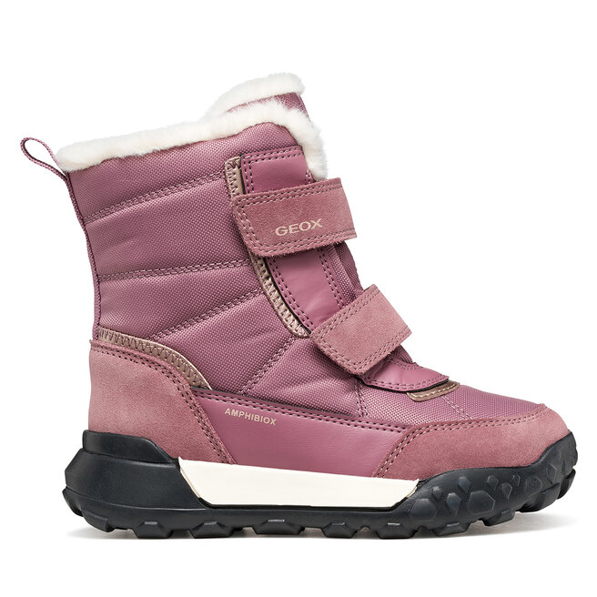 Śniegowce Geox J Trekkyup Girl B Abx J46M7E 08V22 C8J2U S Różowy - dziewczęce