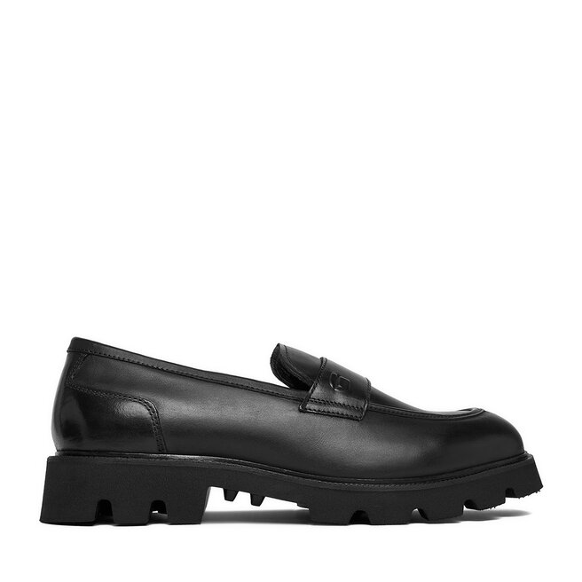 Loafersy G-Star Raw EO-ROWHIDE-01 MI08 Czarny - męskie