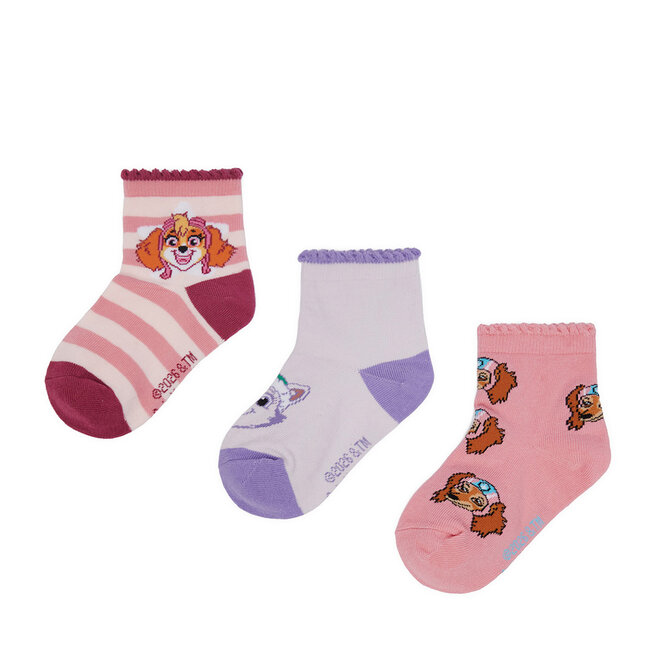 Skarpety długie Paw Patrol CEO-ACCCS-AW26-108PAW(3-PACK) Różowy - dziecięce