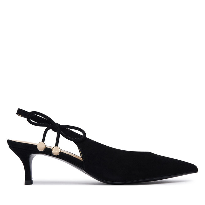 Czółenka Furla Poppy Slingback YM24FPO C10000 CN O6000 Czarny - kobiece