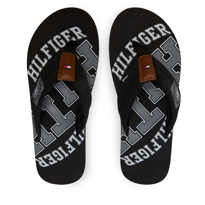 Japonki Tommy Hilfiger Essential Th Beach Sandal FM0FM01369 Czarny -