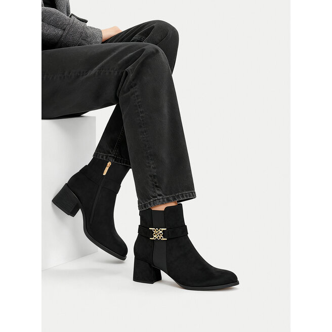 Botki Nine West CEO-NIBAL-01 Czarny - kobiece