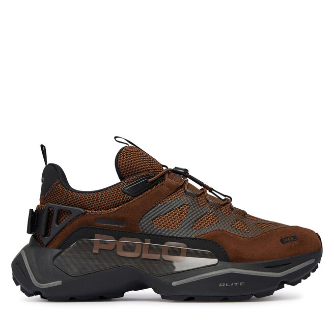 Sneakersy Polo Ralph Lauren 809974105003 Brązowy - męskie