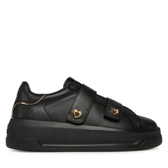 Sneakersy LOVE MOSCHINO JA15325G0NIA600A Czarny - kobiece