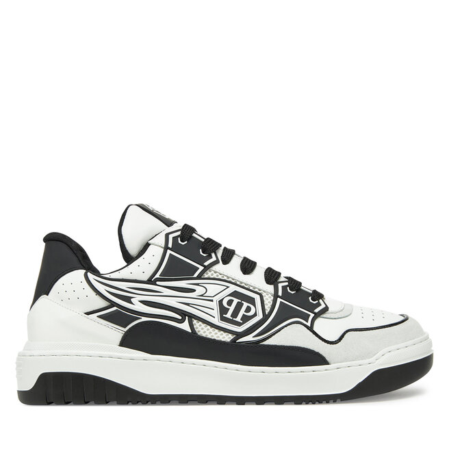 Sneakersy PHILIPP PLEIN SAES MSC4017 PLE010N0102 Biały - męskie