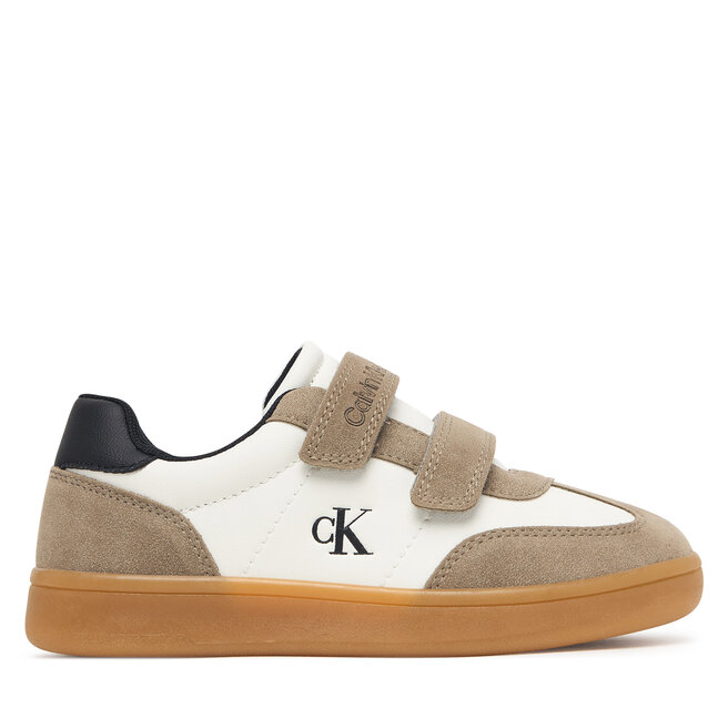 Sneakersy Calvin Klein Low Cut Velcro Sneaker V1X9-83443-0318 S Beżowy - chłopięce