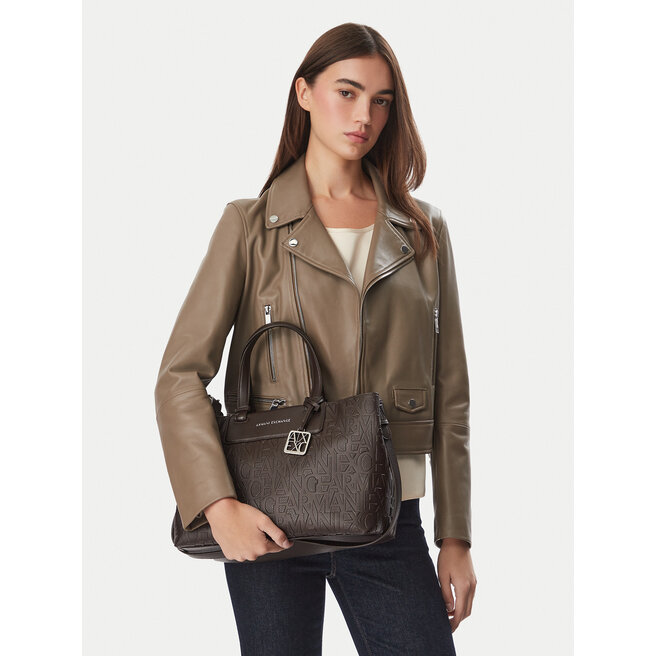 Torebka Armani Exchange XW001222 AF15774 U6032 Brązowy ciemny -
