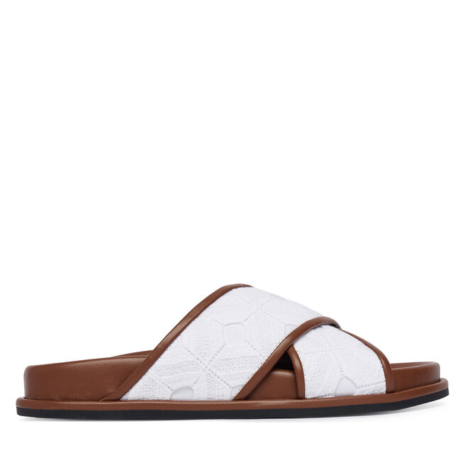 Klapki Max Mara Beachwear Peonie 2616521019650 Biały -