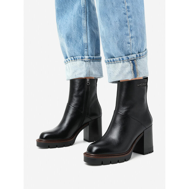Botki G-Star Raw CEO-WI34-CLEVELAND-01 Czarny - kobiece