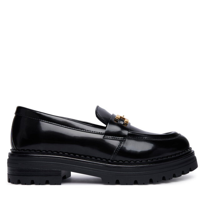Loafersy Elisabetta Franchi F4A4-E0644-1259 S Czarny - kobiece