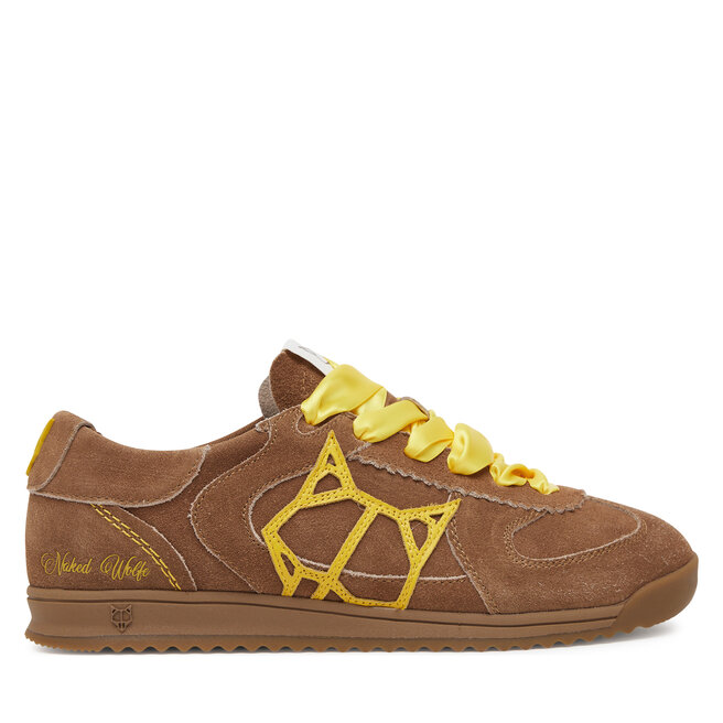 Sneakersy Naked Wolfe Exposuree Brązowy - kobiece