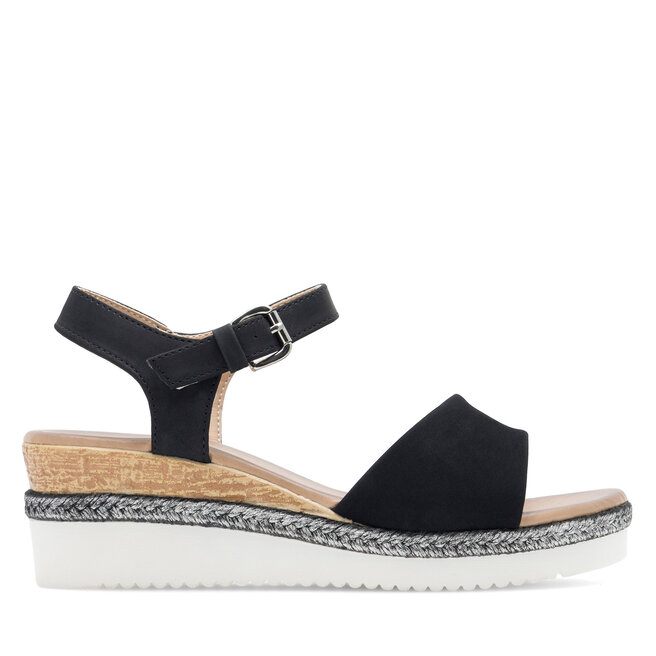 Espadryle Clara Barson WS2189-15 Czarny - kobiece