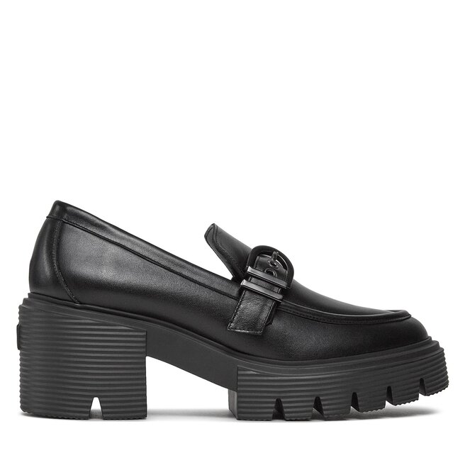 Półbuty Stuart Weitzman Maverick Soho Loafer SF624 Czarny - kobiece