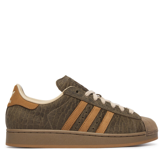 Sneakersy adidas Superstar II KK4750 Brązowy - męskie