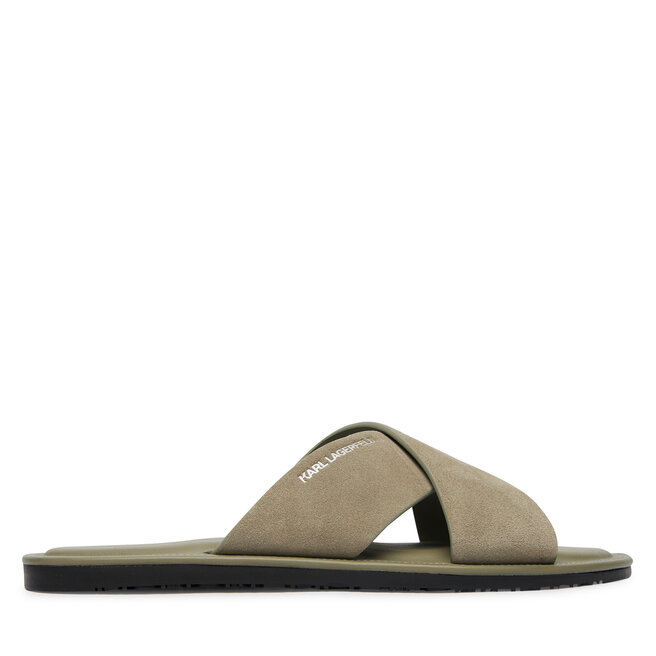Klapki KARL LAGERFELD KL70213C Szary -