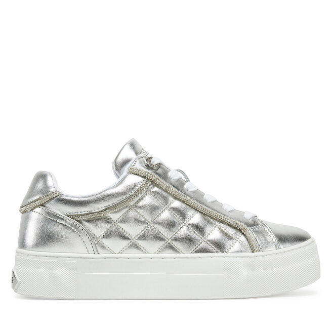 Sneakersy Guess FLPGRA ELE12 Srebrny - kobiece