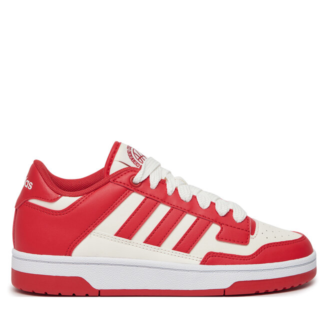 Sneakersy adidas Rapid Court Low JR0164 Czerwony - kobiece