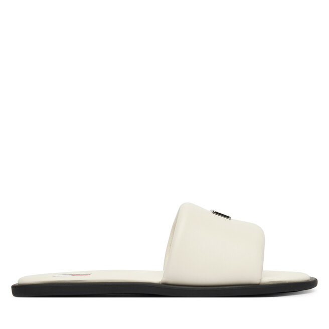 Klapki Tommy Jeans Tjw Soft Padded Casual Slide EN0EN02950 Biały -
