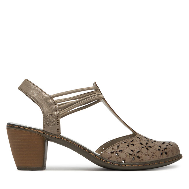 Sandały Rieker 40966-64 Szary - kobiece