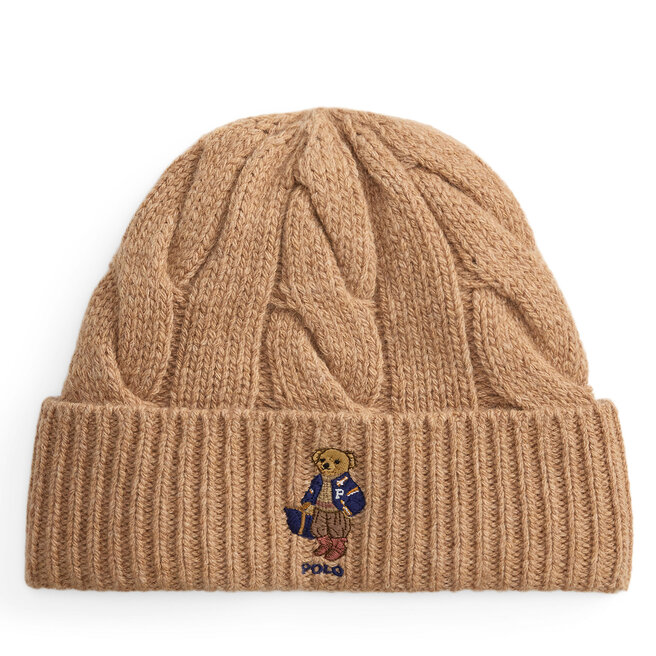 Czapka Polo Ralph Lauren 455P18118002 Brązowy -