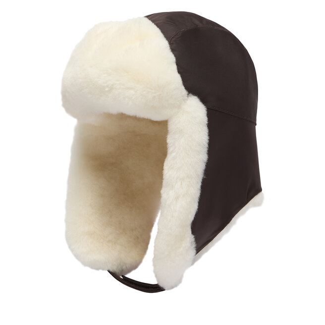Czapka EMU Australia Aviator K7024 Brązowy ciemny -