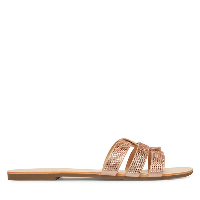 Klapki ONLY Shoes 15340950 Różowe złoto -