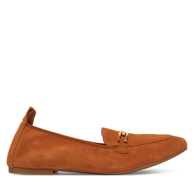 Loafersy Unisa Bairon Ks Pomarańczowy - kobiece