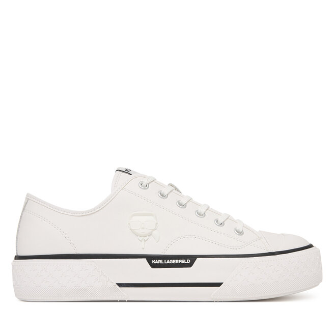 Trampki KARL LAGERFELD Kampus Max III KL50470N Biały - męskie