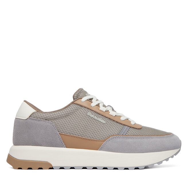 Sneakersy Calvin Klein City Runner Laceup Ny-Rec Su HM0HM02215 Beżowy - męskie