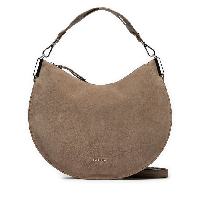 Torebka Coccinelle QKG Coccinellesunup Suede E1 QKG 13 01 01 Beżowy -
