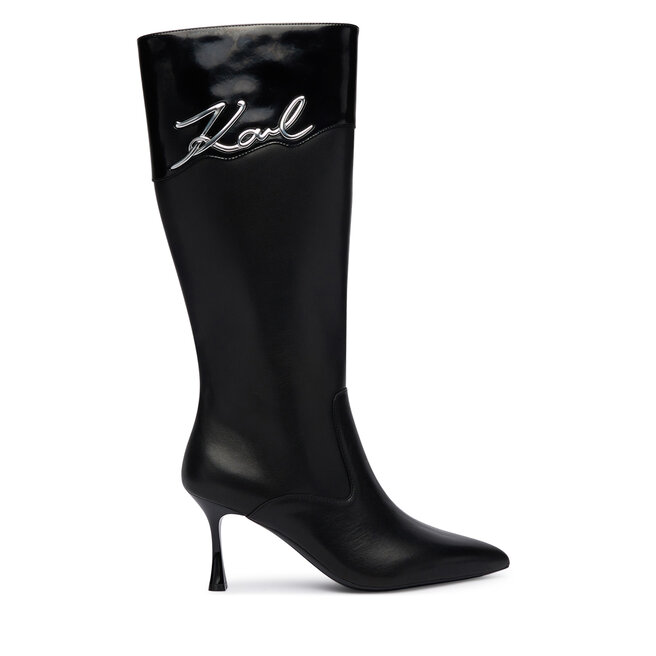 Kozaki KARL LAGERFELD KL32775 Czarny - kobiece