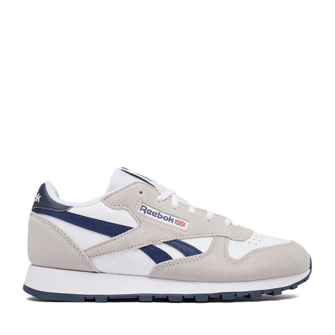 Sneakersy Reebok EO-CLASSIC LEATHER 100269405 Szary jasny - chłopięce