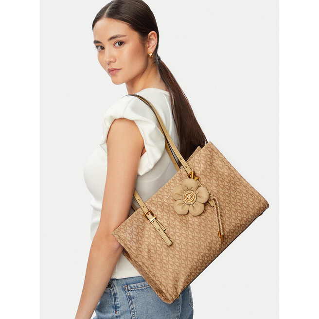 Torebka MICHAEL Michael Kors Zadie 30T6A6ZT8C Beżowy -