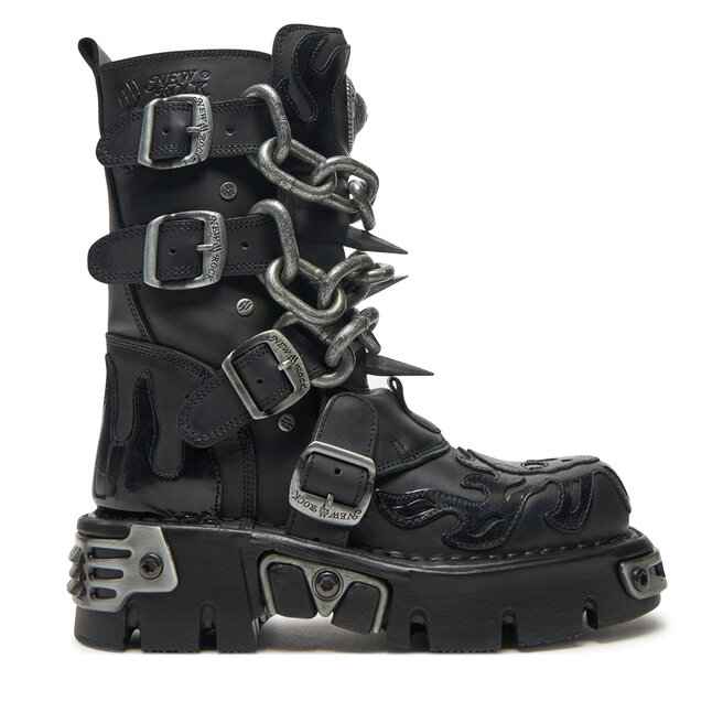 Glany NEW ROCK M-727-S5 Czarny -