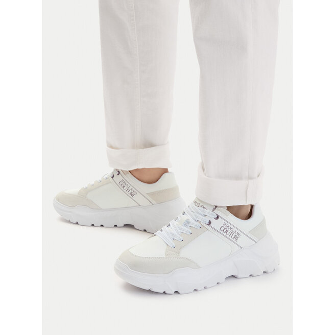 Sneakersy Versace Jeans Couture 79YA3SC2 ZPB30 003 Biały - męskie