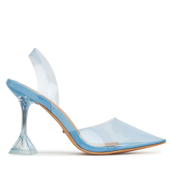 Czółenka DeeZee ZALHT-02 BLUE PU Bezbarwny - kobiece