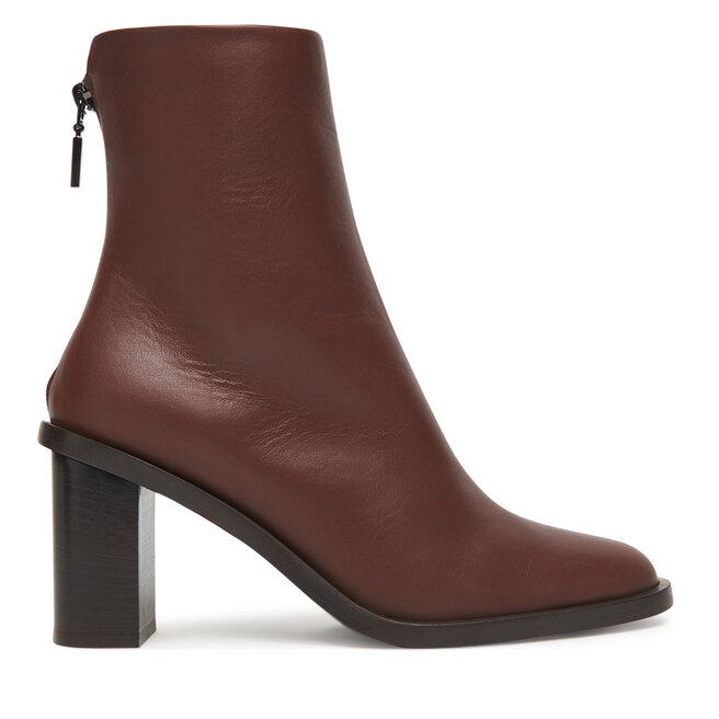 Botki Max Mara Midiboot80 25247960726 Brązowy - kobiece