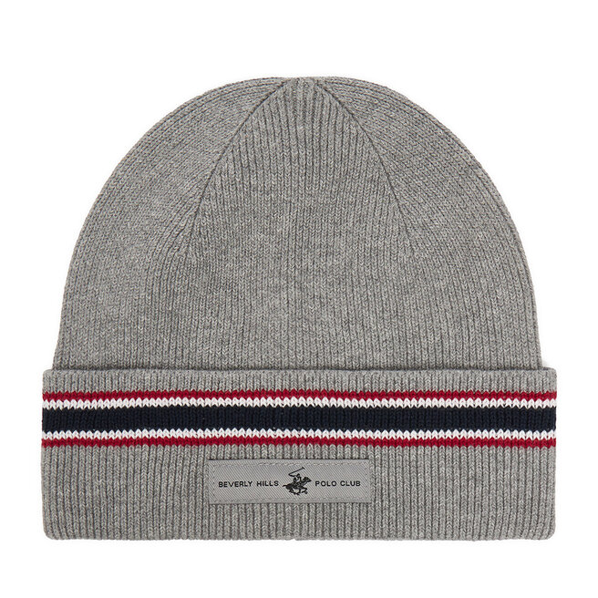 Czapka Beverly Hills Polo Club CEO-BHPC-M3-002-AW25 Szary -