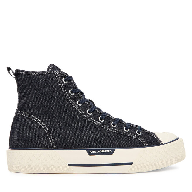 Trampki KARL LAGERFELD KL50455D Granatowy - męskie