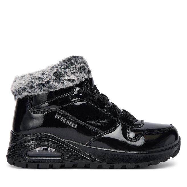 Trzewiki Skechers Uno Rugged 168126/BBK Czarny - kobiece