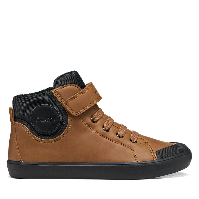 Sneakersy Geox J Gisli Boy J465CC 0MEFU C1192 S Brązowy - dziewczęce
