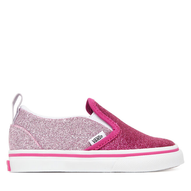 Tenisówki Vans Slip-On V VN000D0SYLZ1 Różowy - dziewczęce