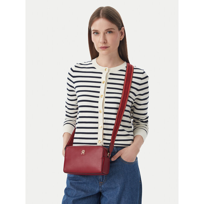 Torebka Tommy Hilfiger Th Joy Camera Bag AW0AW19060 Czerwony -