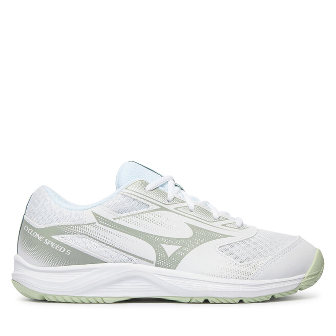 Buty halowe Mizuno Cyclone Speed 5 V1GC2580 Biały - kobiece